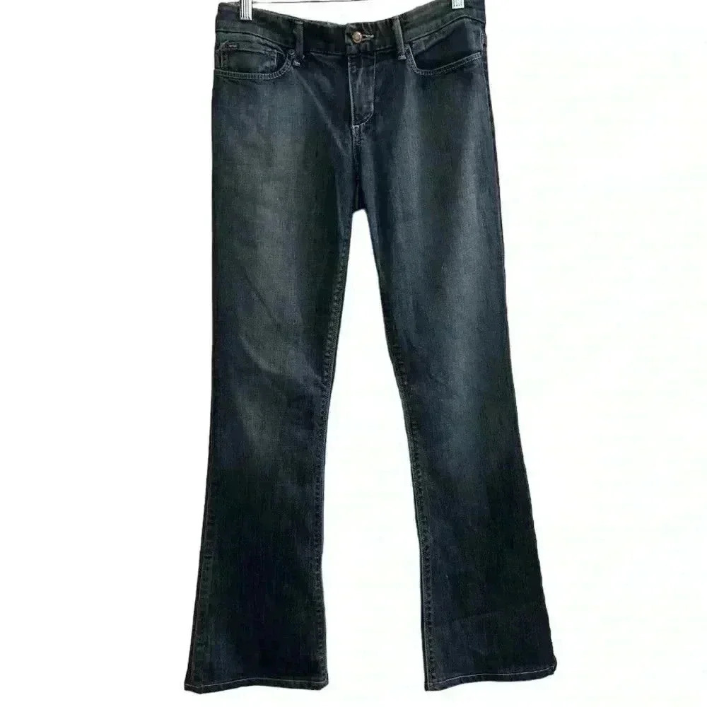 Joe's Jeans Women's Bootcut Dark Wash Low Rise Denim Size 31 Blue